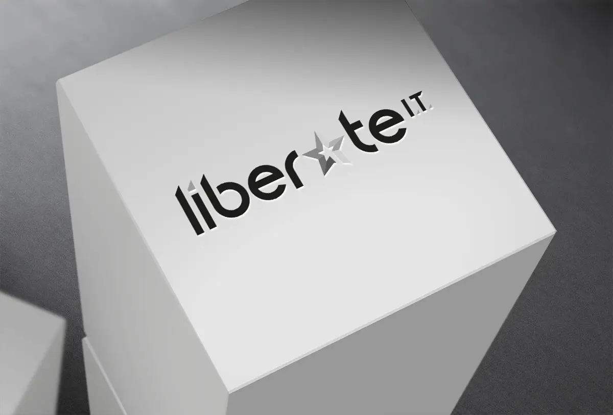 Liberate I.T. logo greyscale