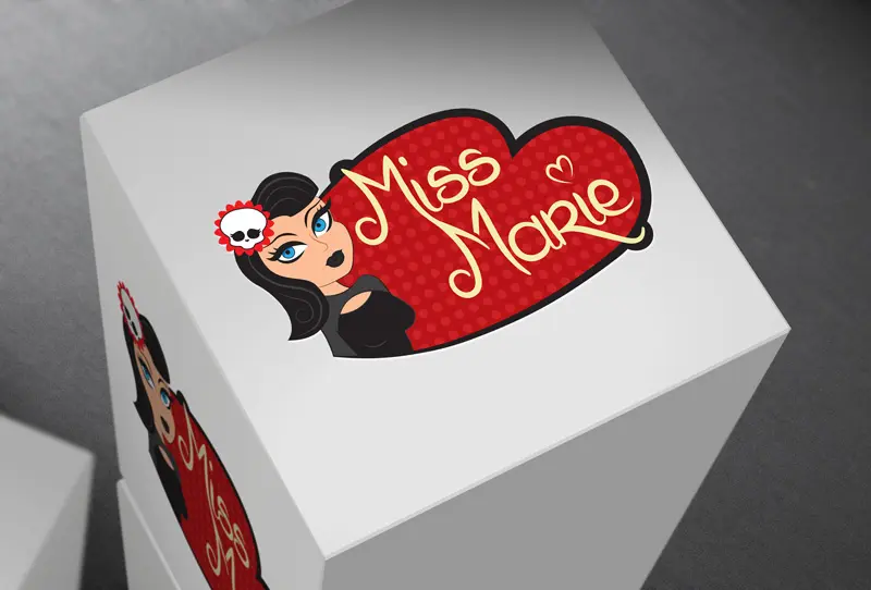 Miss Marie gothic logo