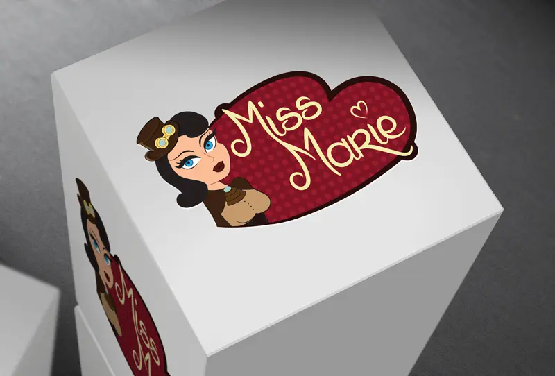Miss Marie Steampunk Logo