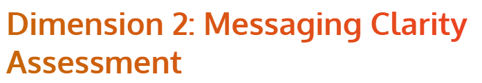 Screenshot 2025-08-19 175439 Gradient text headline- Dimension 2: Messaging Clarity Assessment